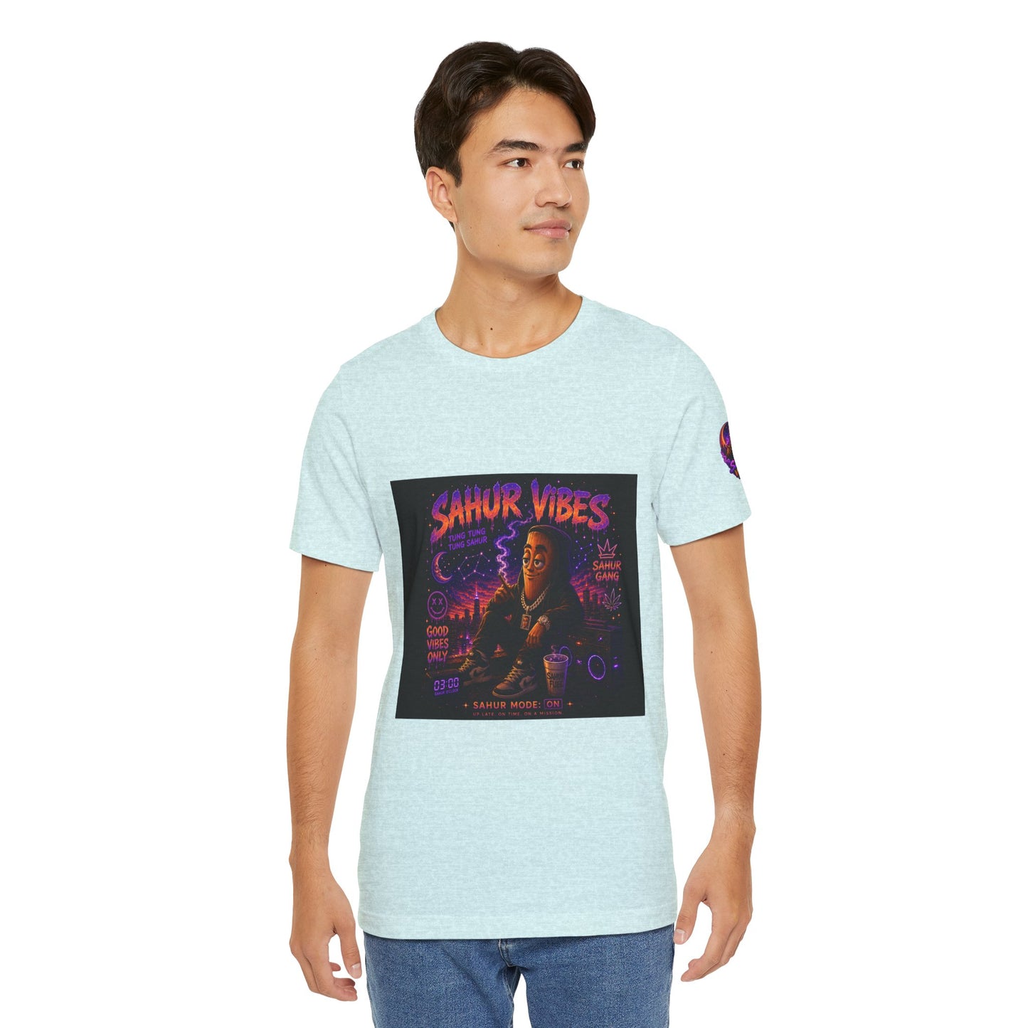 Tung Tung Tung Sahur SOLO Night Smoke DOLO Tee — Urban Chill Cartoon Design