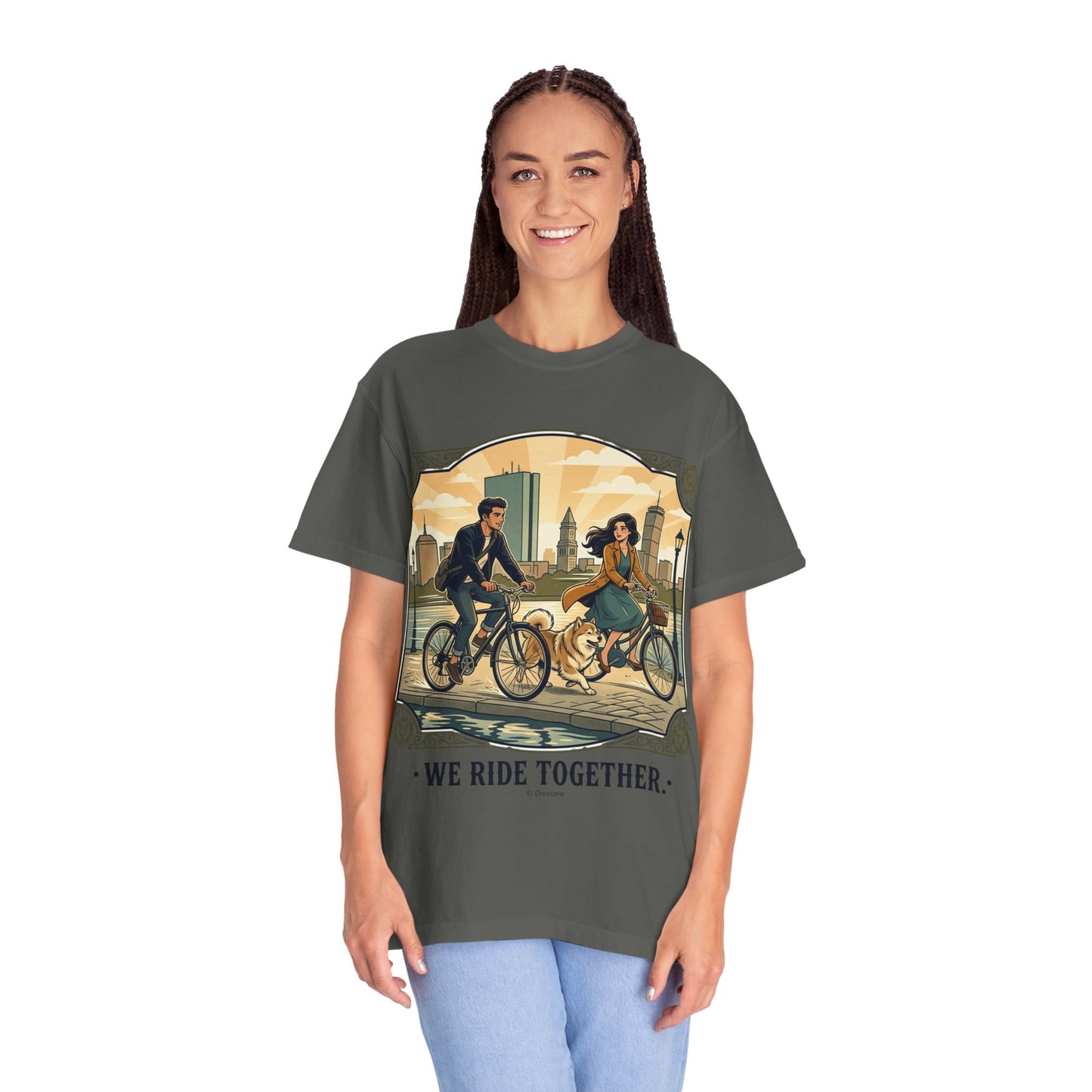 We Ride Together Bicycle Couple T-Shirt