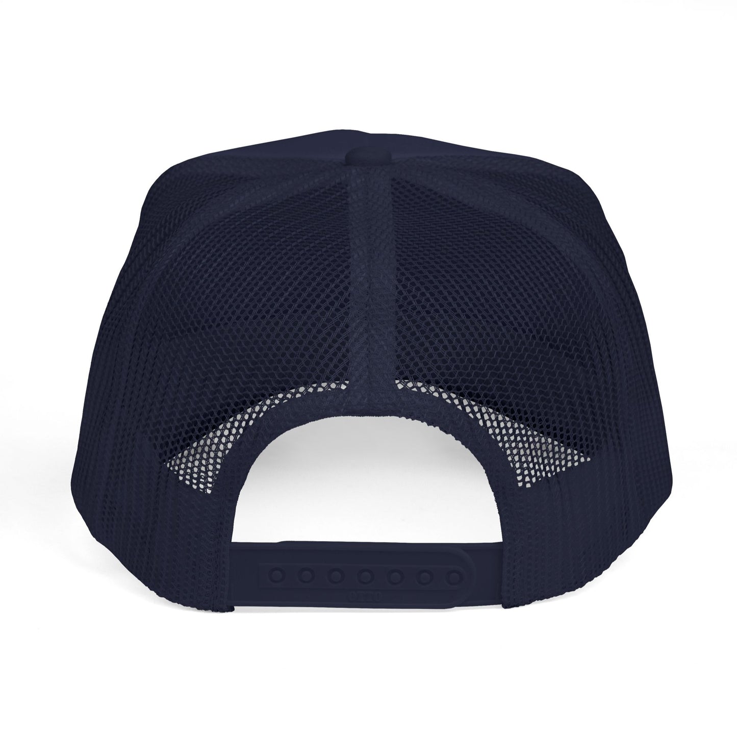 After Hours Foam Trucker Hat – Retro Gothic Embroidered Patch Cap