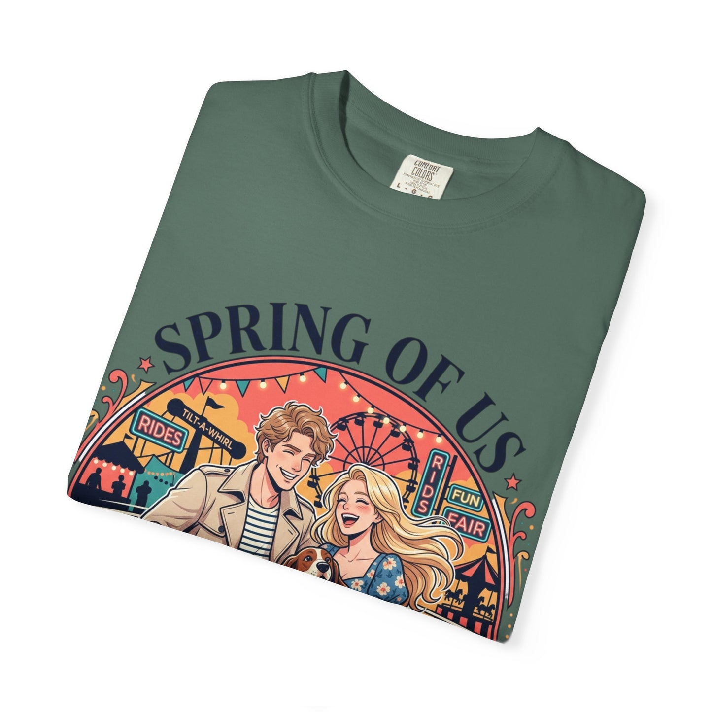 Spring of Us T-Shirt — Retro Carnival Couple Tee (Spring Festival Concert)