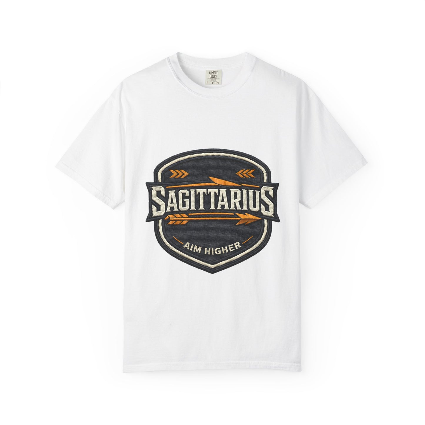 Sagittarius 'Aim Higher' T‑Shirt — Zodiac Archer Graphic Tee