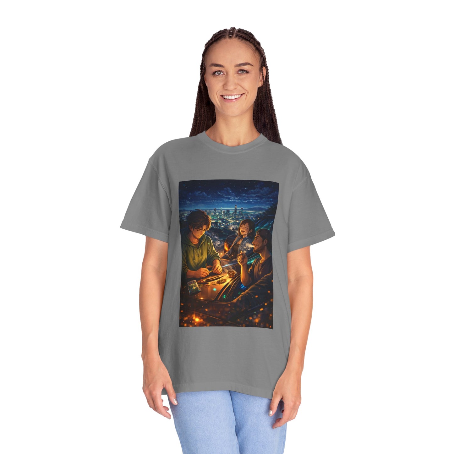 ROAD TRIP SMOKE SESSION-Unisex Garment-Dyed T-shirt