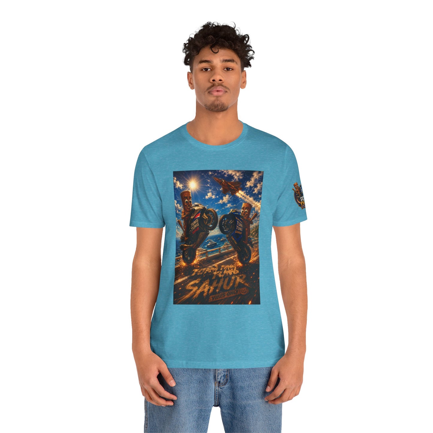 Motorcycle Stunt Tee — Sahara Riders Graphic T-Shirt