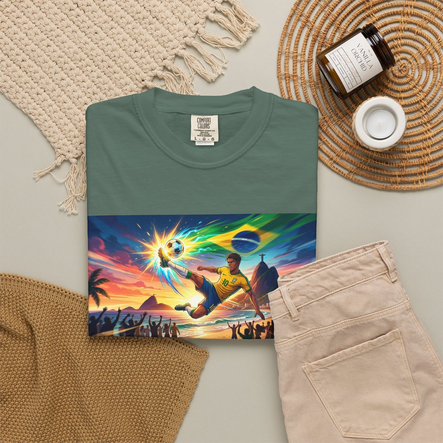 Brazil — Energy + Football Graphic T-Shirt