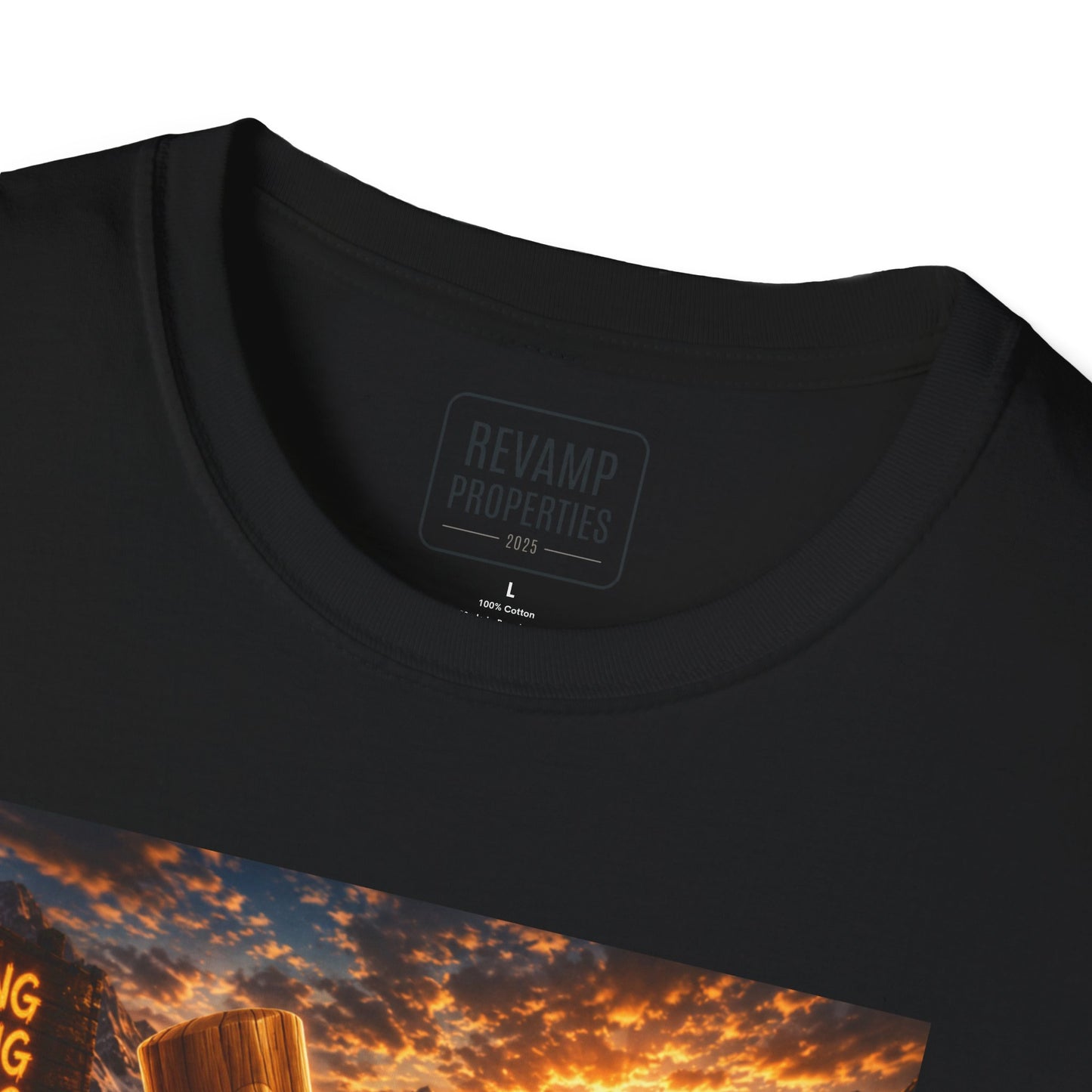 Tung Tung Tung Sahur 2 Wheels On Steel & Fire T-Shirt — "Time To Turn The Tide" Tee