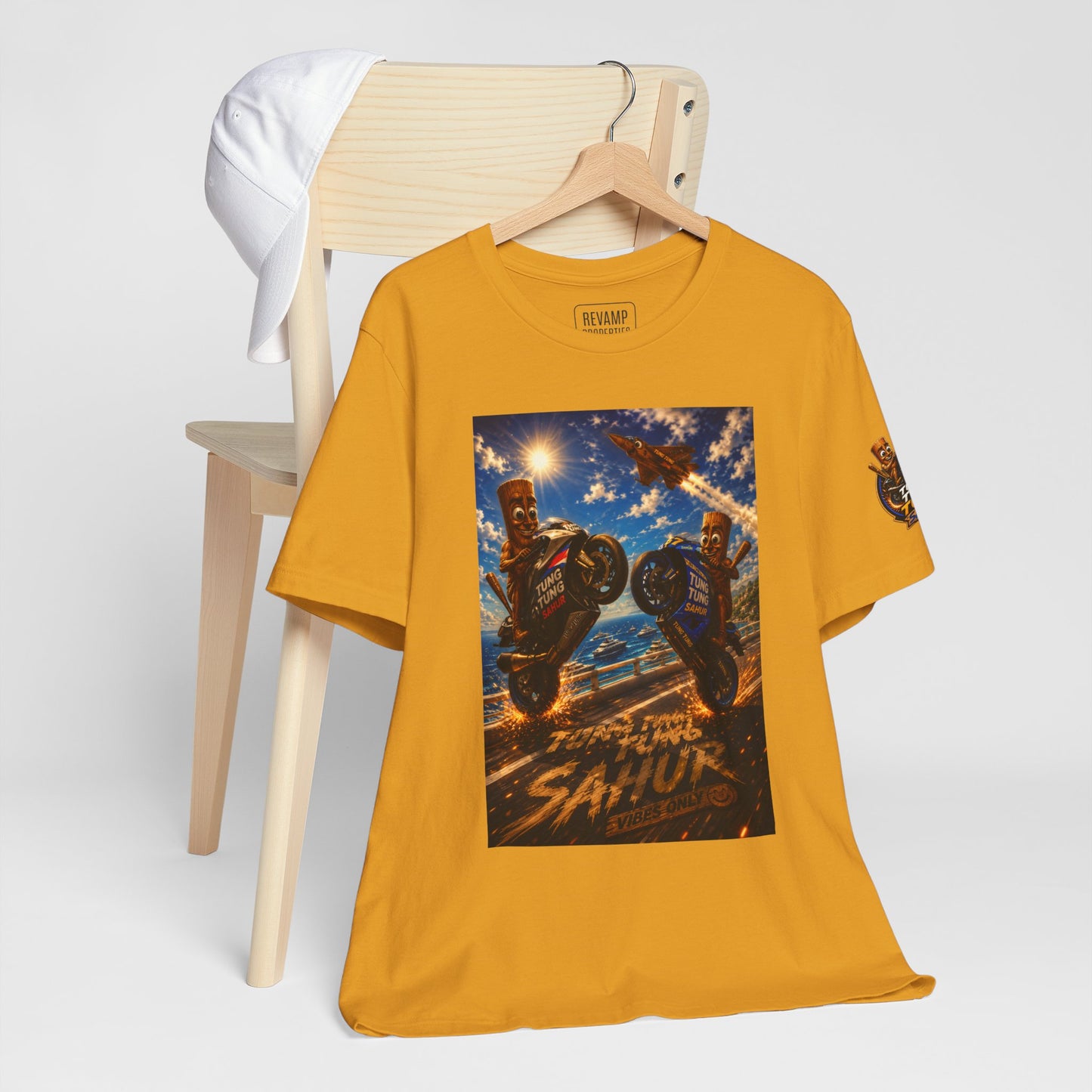 Motorcycle Stunt Tee — Sahara Riders Graphic T-Shirt