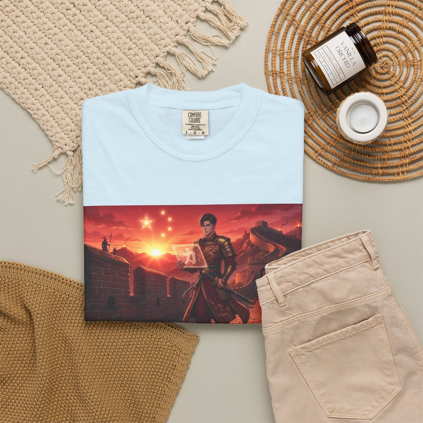 Scout Regiment Sunset T-Shirt — Anime Military Wall Scene
