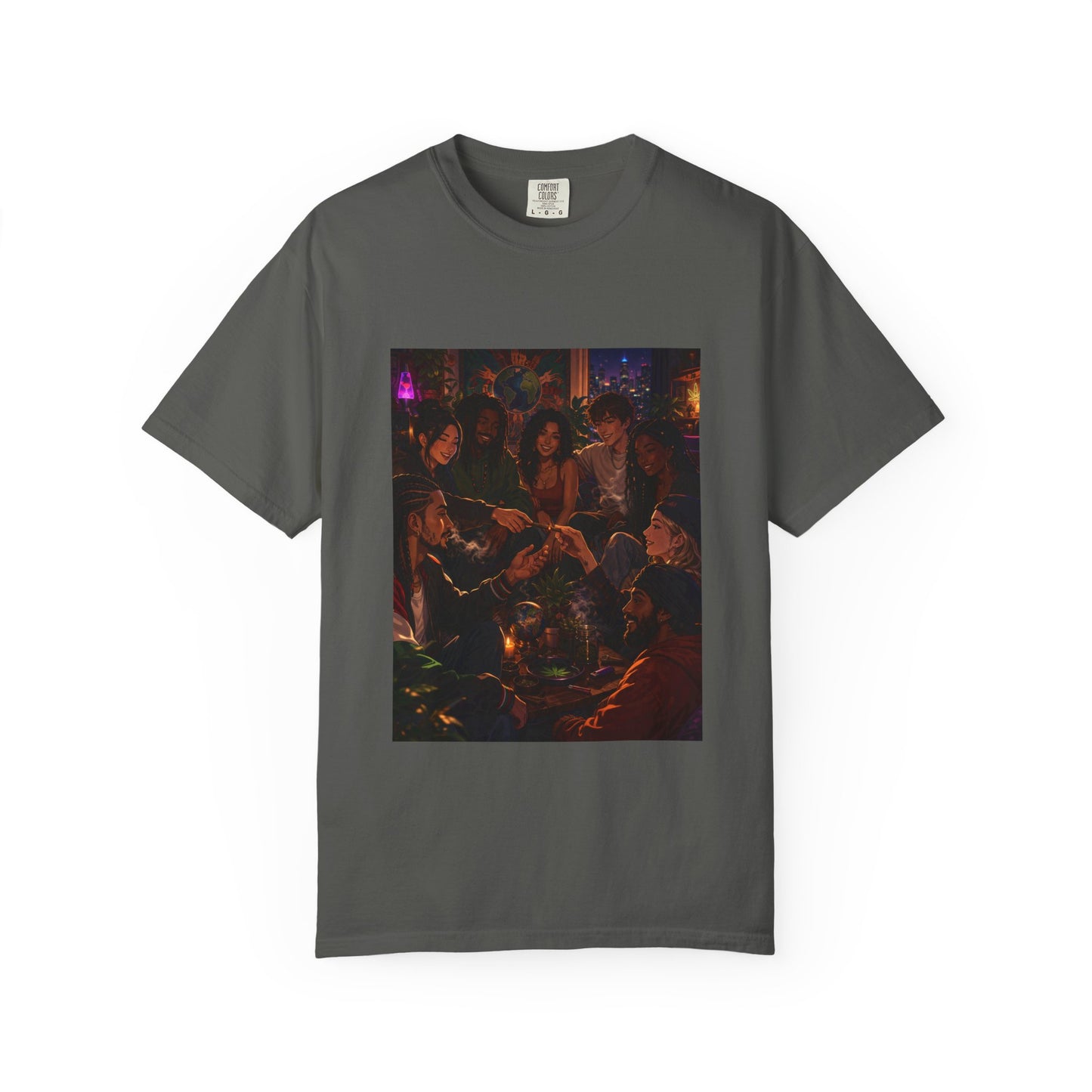 OUR MEMORIES - Vintage Night Party Scene T-Shirt