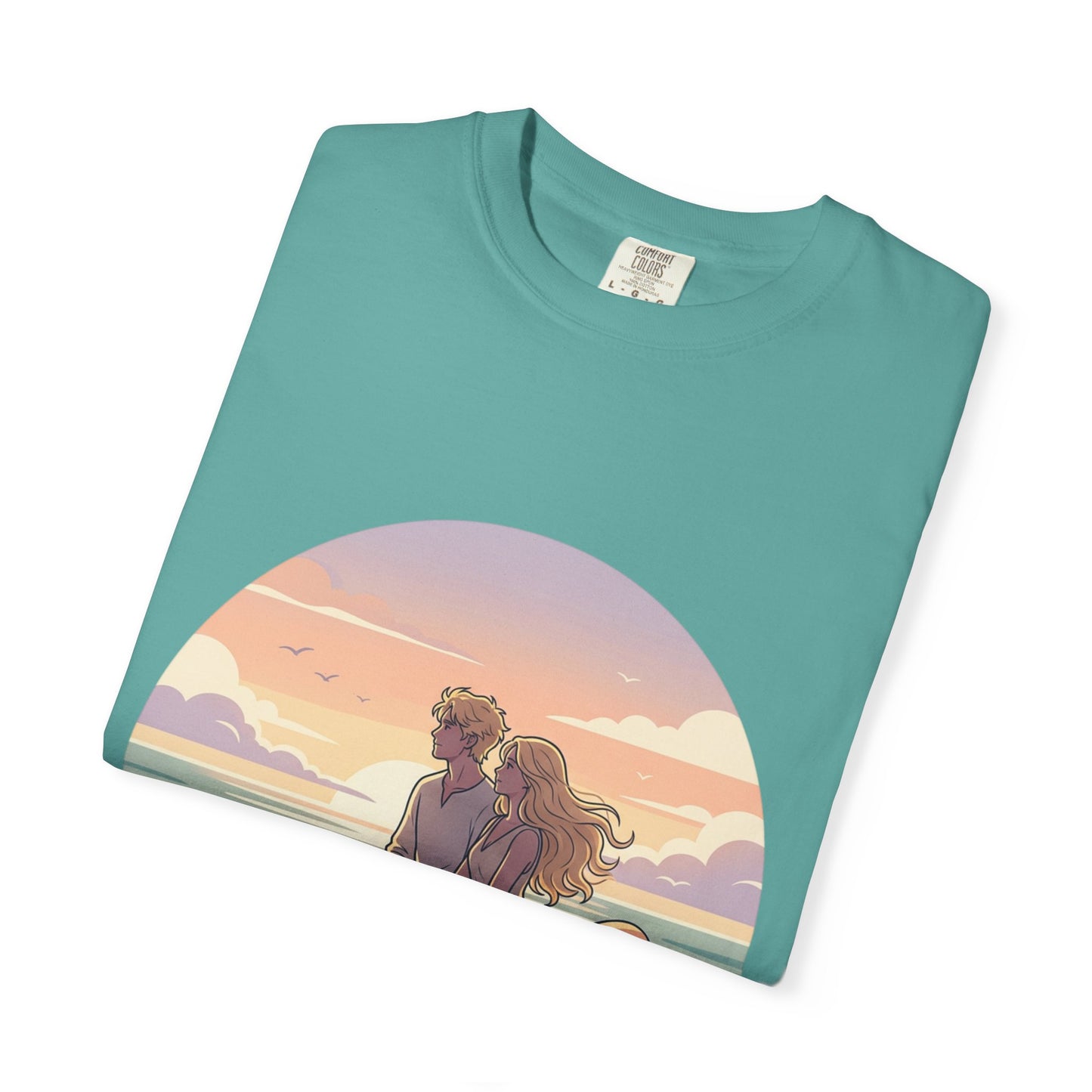 Ocean Sunset Graphic T-Shirt — "The Ocean Already Knows"