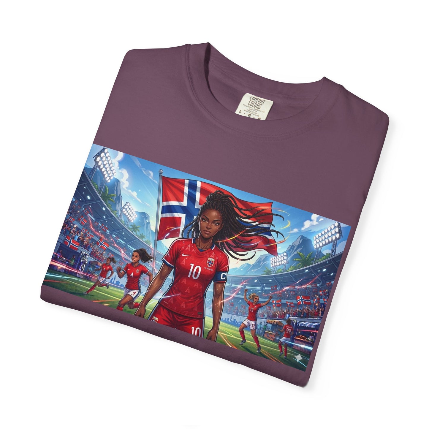 COMMANDER Norway – Female Unisex Garment-Dyed T-shirt