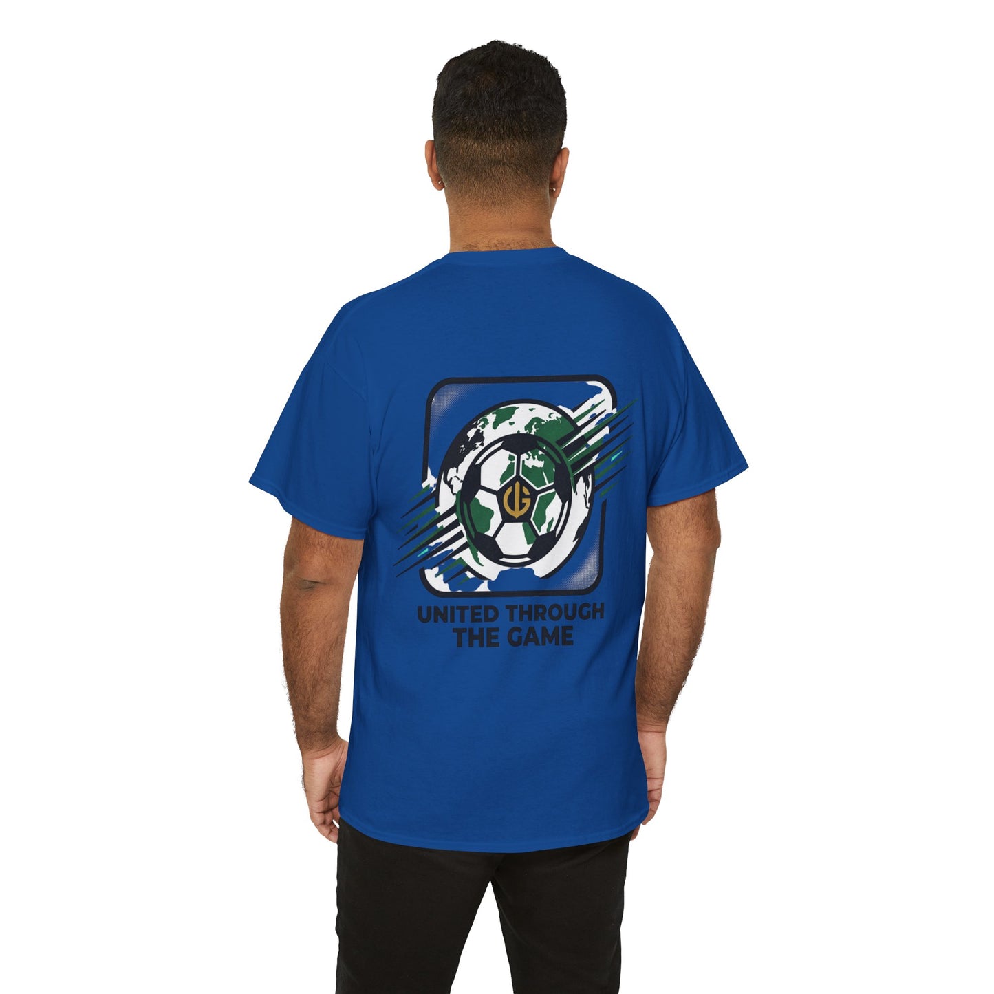 Soccer T-Shirt — "United Through the Game" Graphic Tee