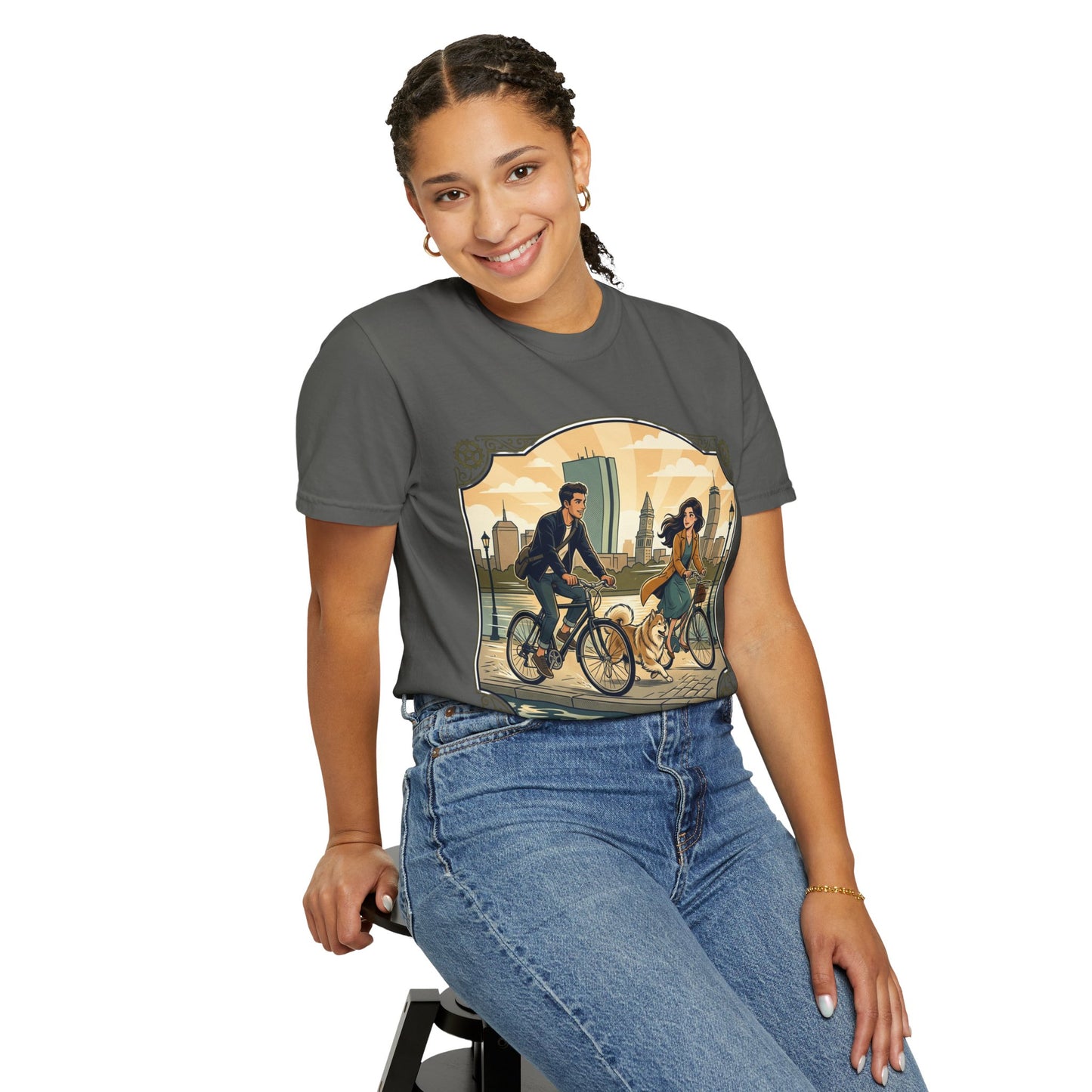 We Ride Together Bicycle Couple T-Shirt