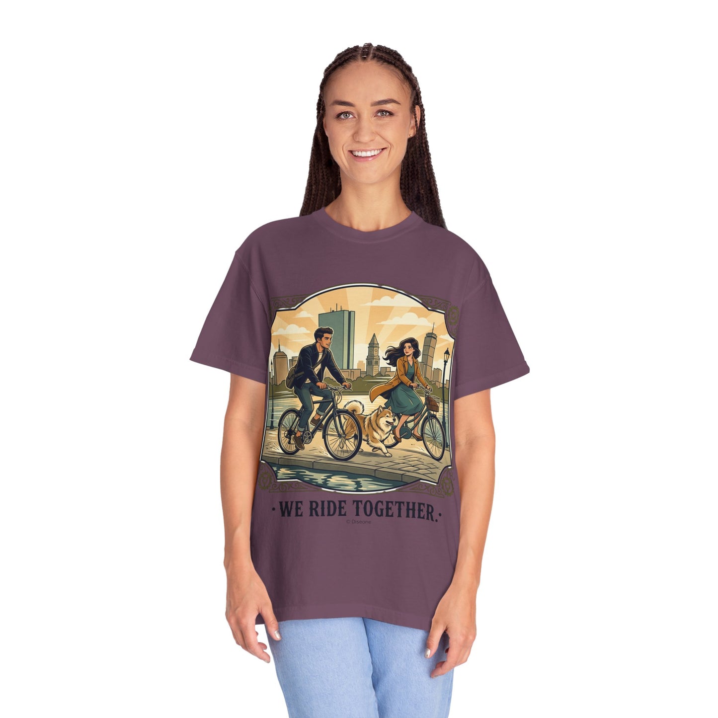 We Ride Together Bicycle Couple T-Shirt