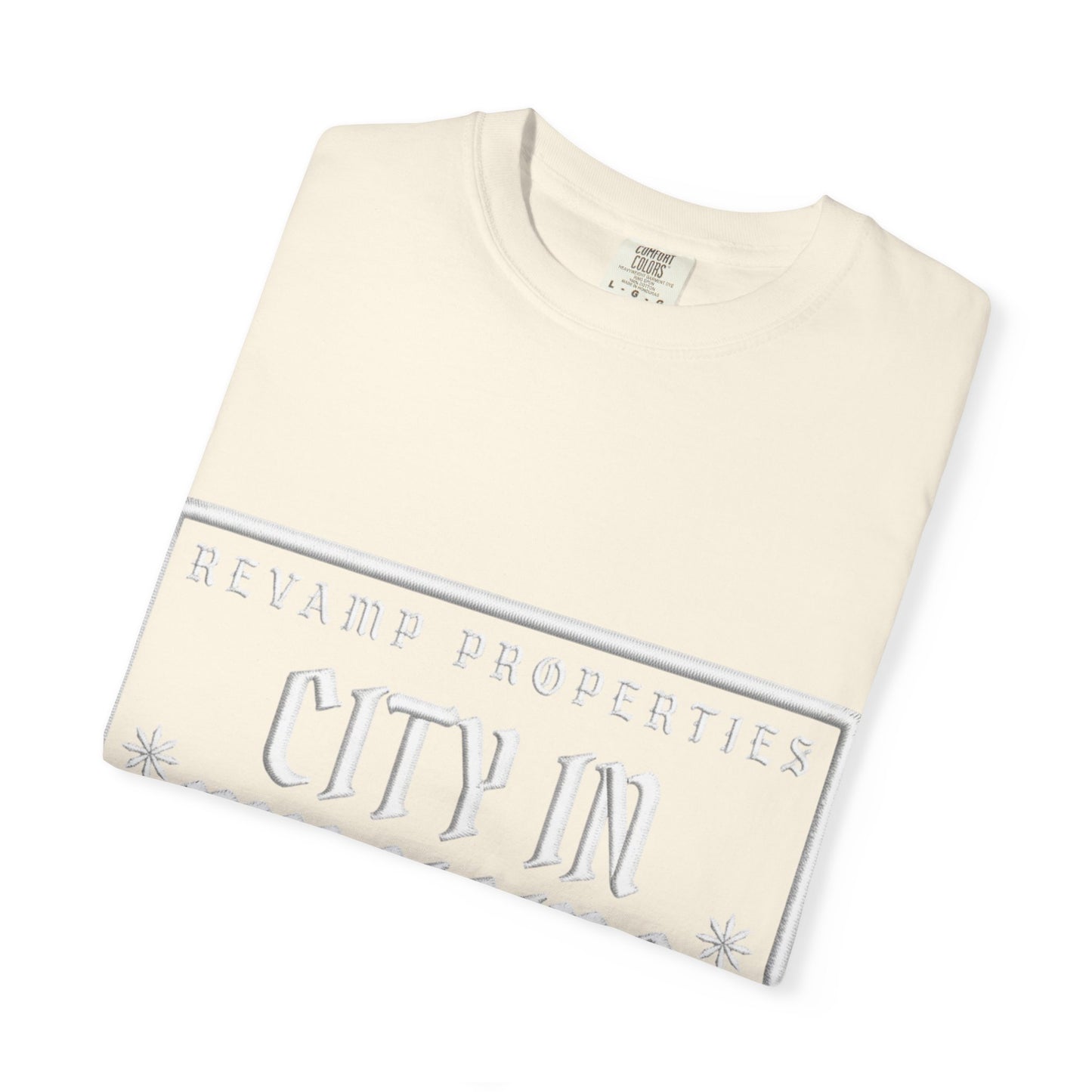 City In My Veins T‑Shirt — Vintage Cityscape Tee (Boston • NYC • Manchester)