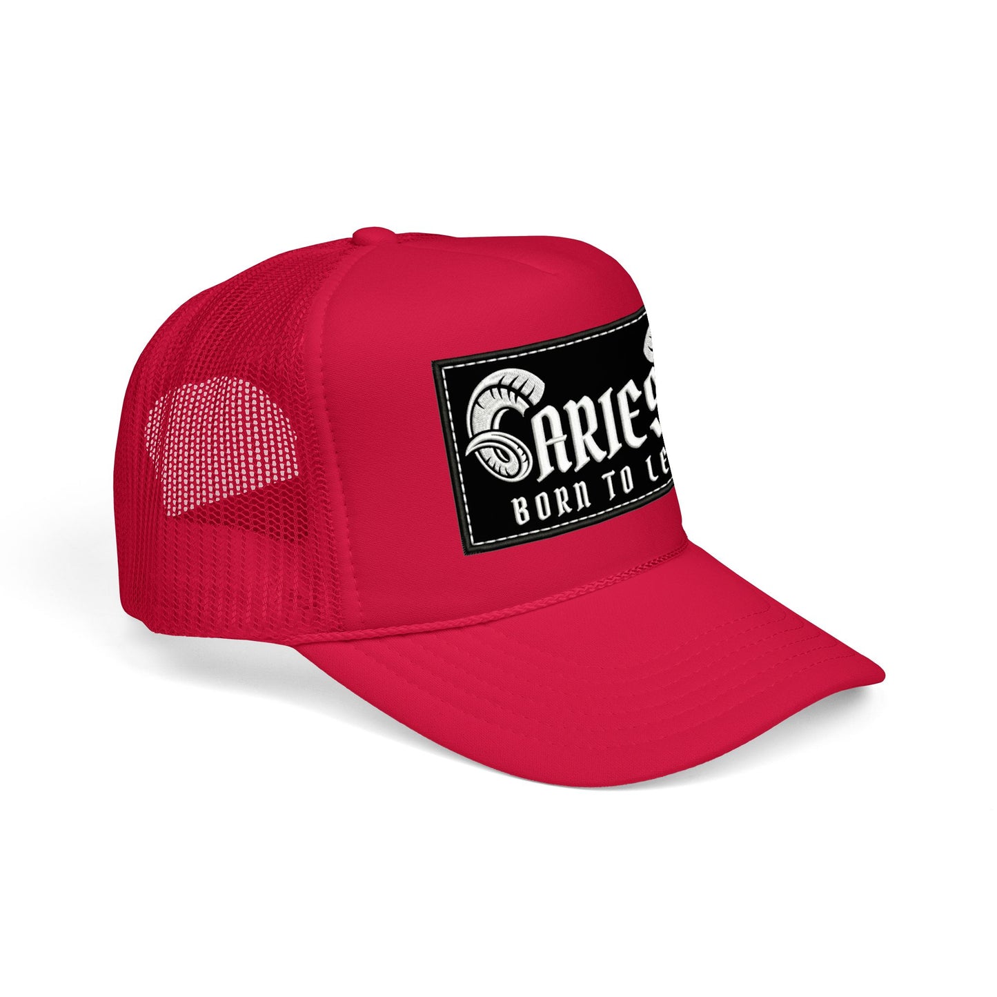 Trucker Hat - Aries 'Born to Lead' Zodiac Cap