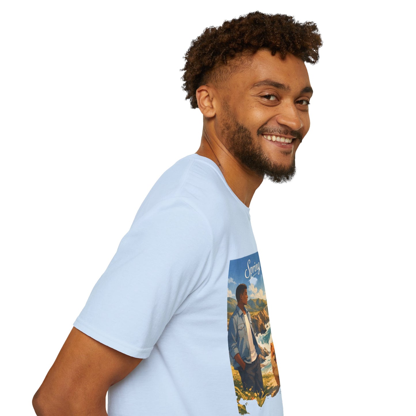 Spring of Us T-Shirt — Romantic Coastal Illustration Tee