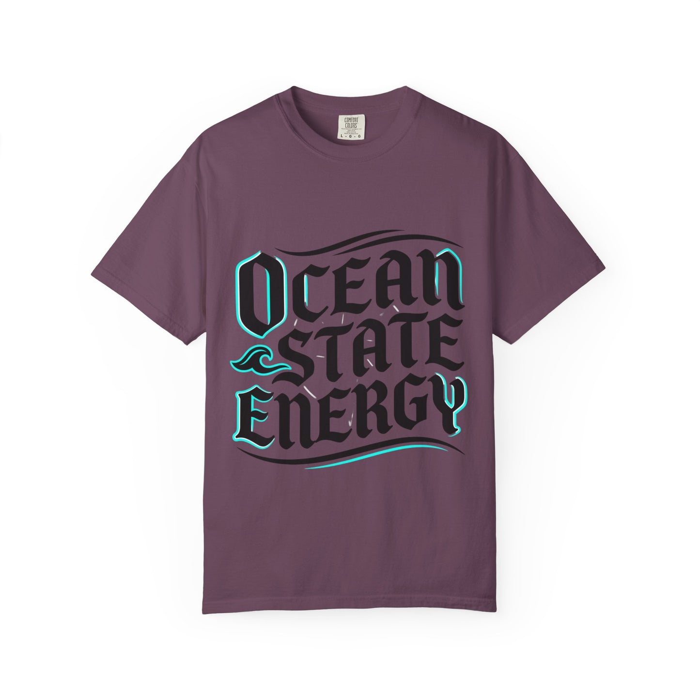 Ocean State Energy T-Shirt — Nautical Script Graphic Tee
