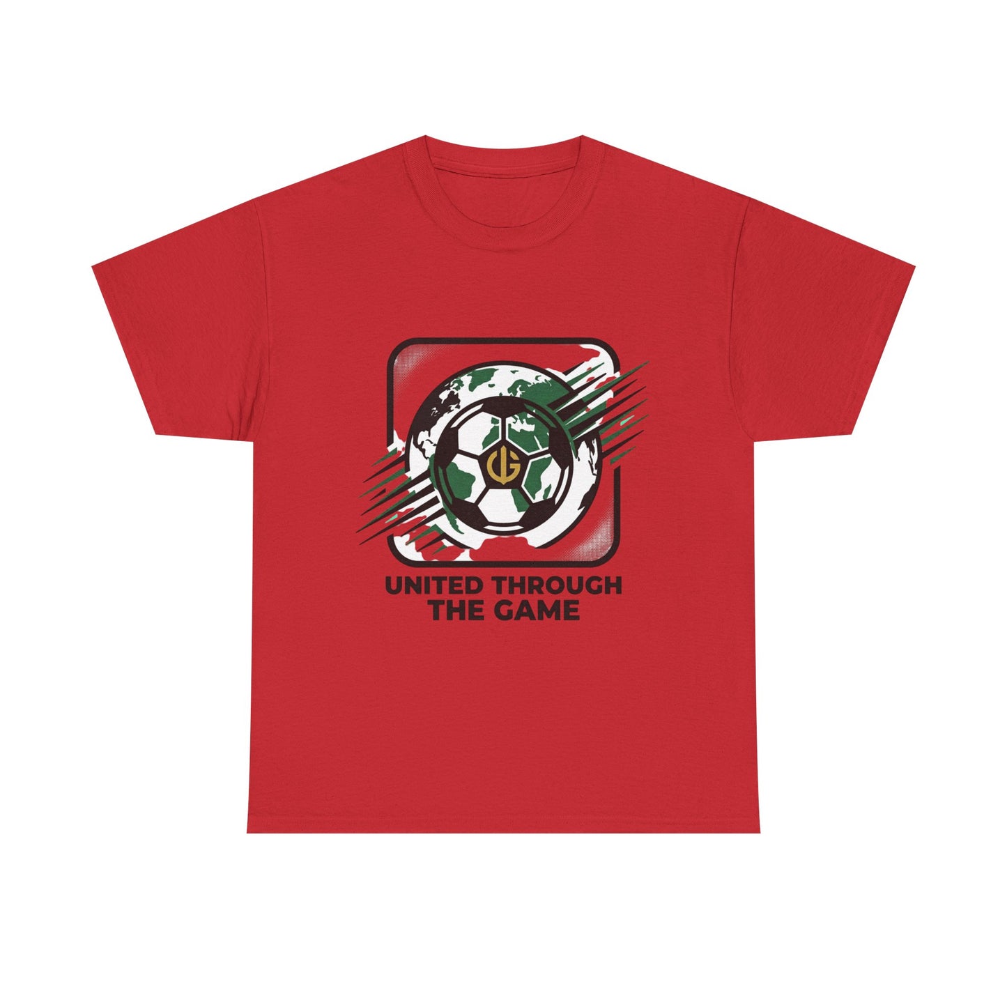 Soccer T-Shirt — "United Through the Game" Graphic Tee