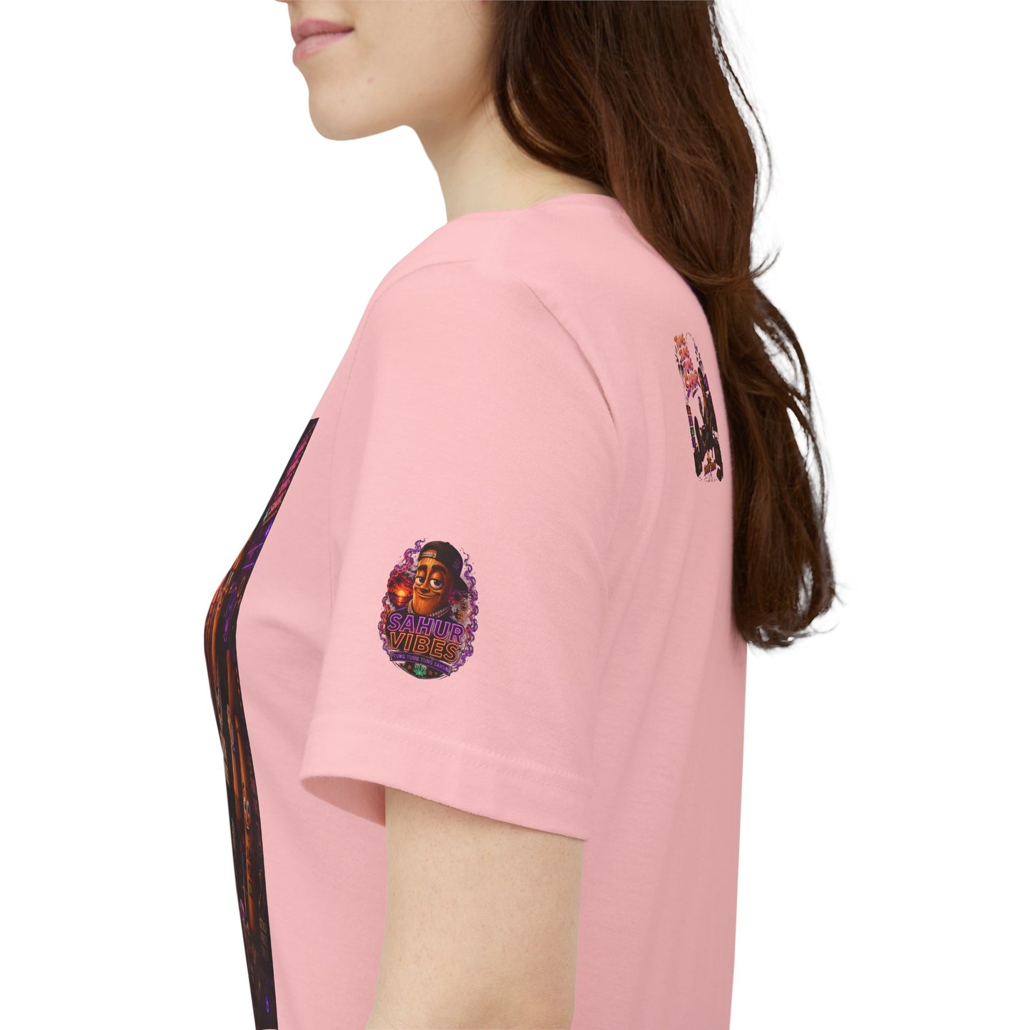 Tung Tung Tung Sahur Laid-Back Nightlife Graphic Tee — "Things Take Time" Urban Cartoon Design