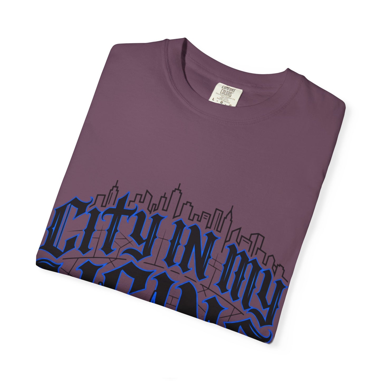 City in My Veins T-Shirt — Urban Skyline Graphic Tee