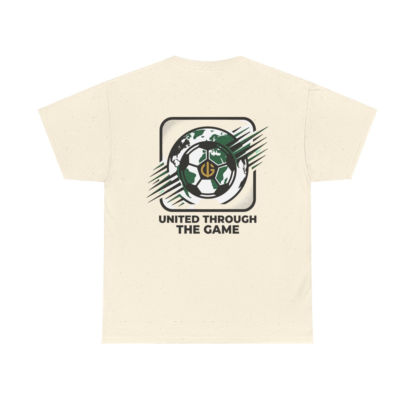 Soccer T-Shirt — "United Through the Game" Graphic Tee