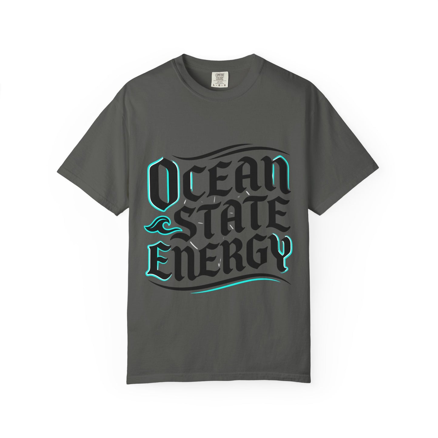 Ocean State Energy T-Shirt — Nautical Script Graphic Tee