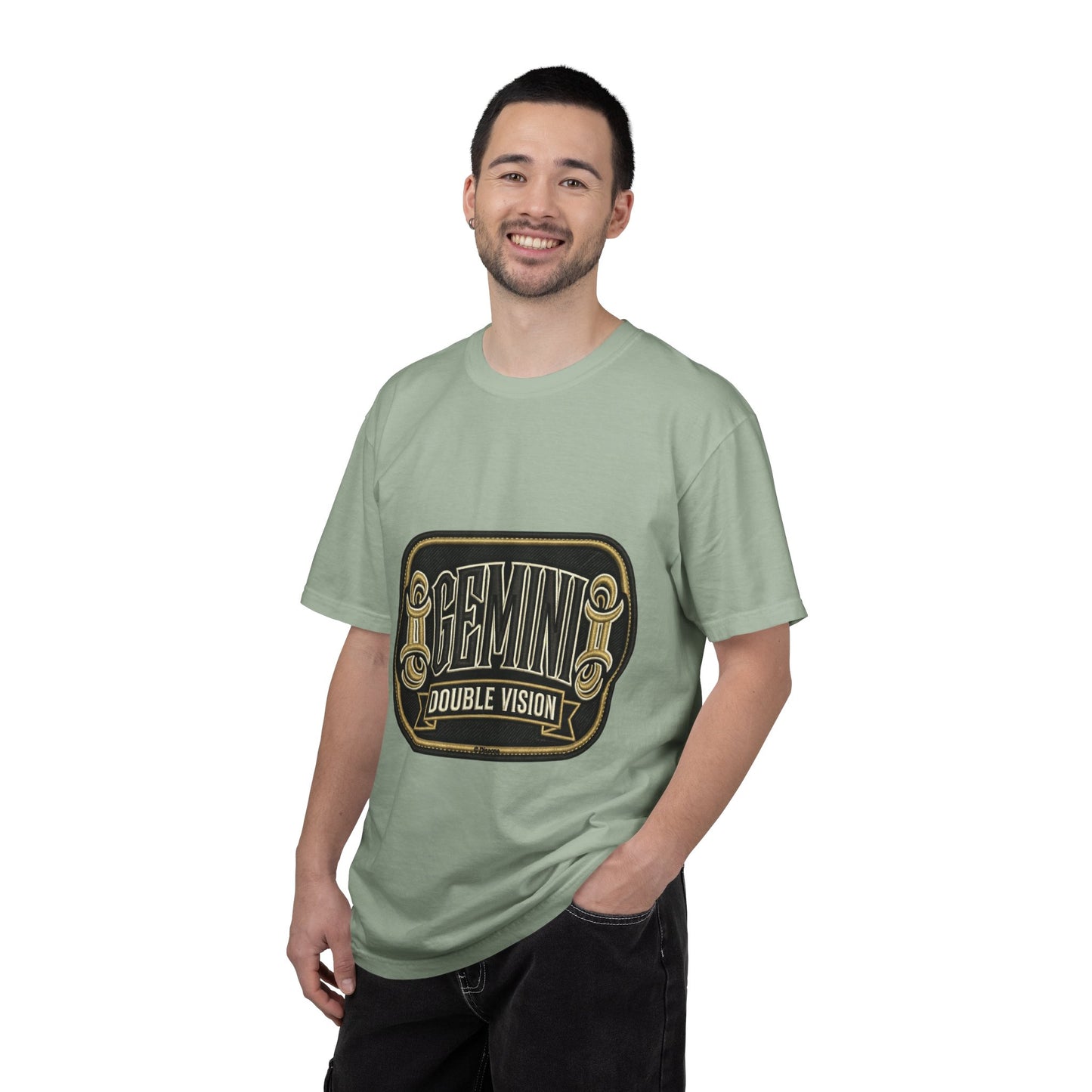 Gemini Double Vision T-Shirt — Zodiac Twin Graphic Tee