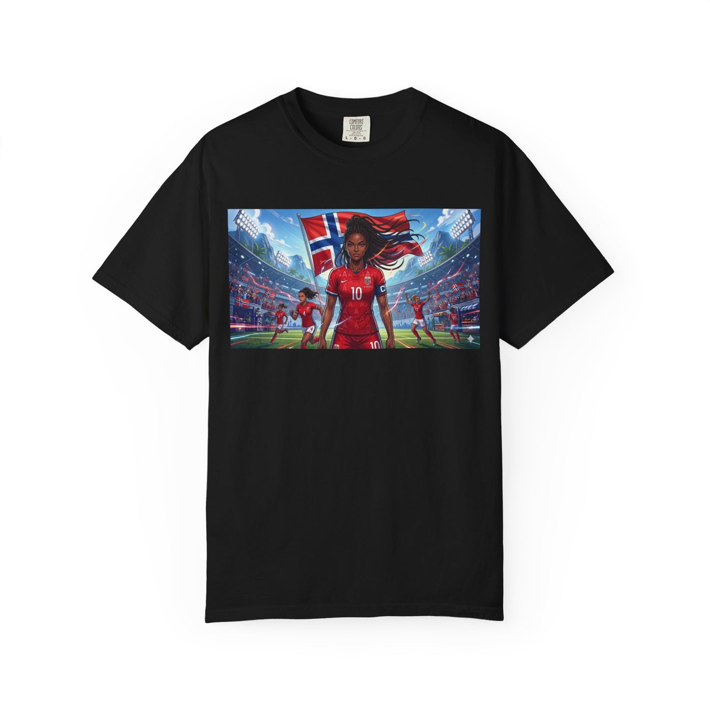 COMMANDER Norway – Female Unisex Garment-Dyed T-shirt