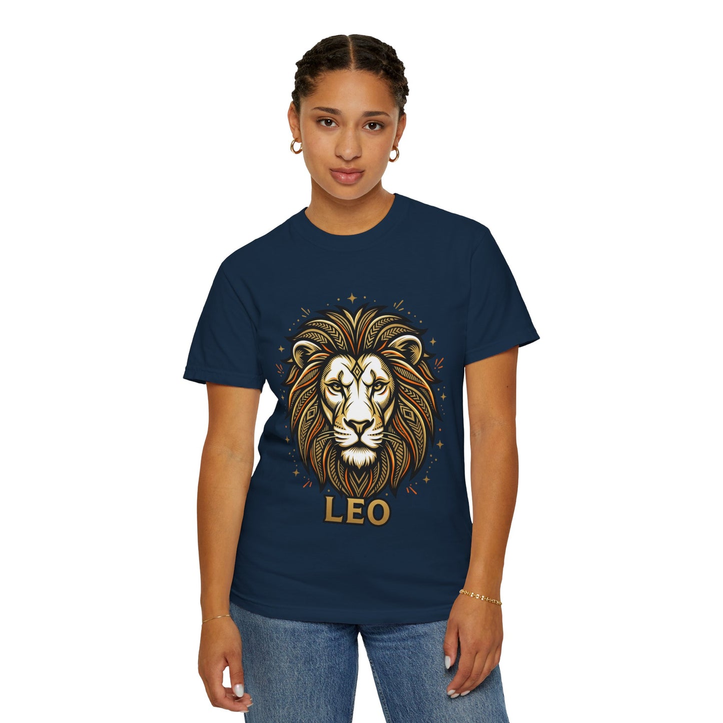 Leo Zodiac Lion T-Shirt — Bold Astrology Graphic Tee