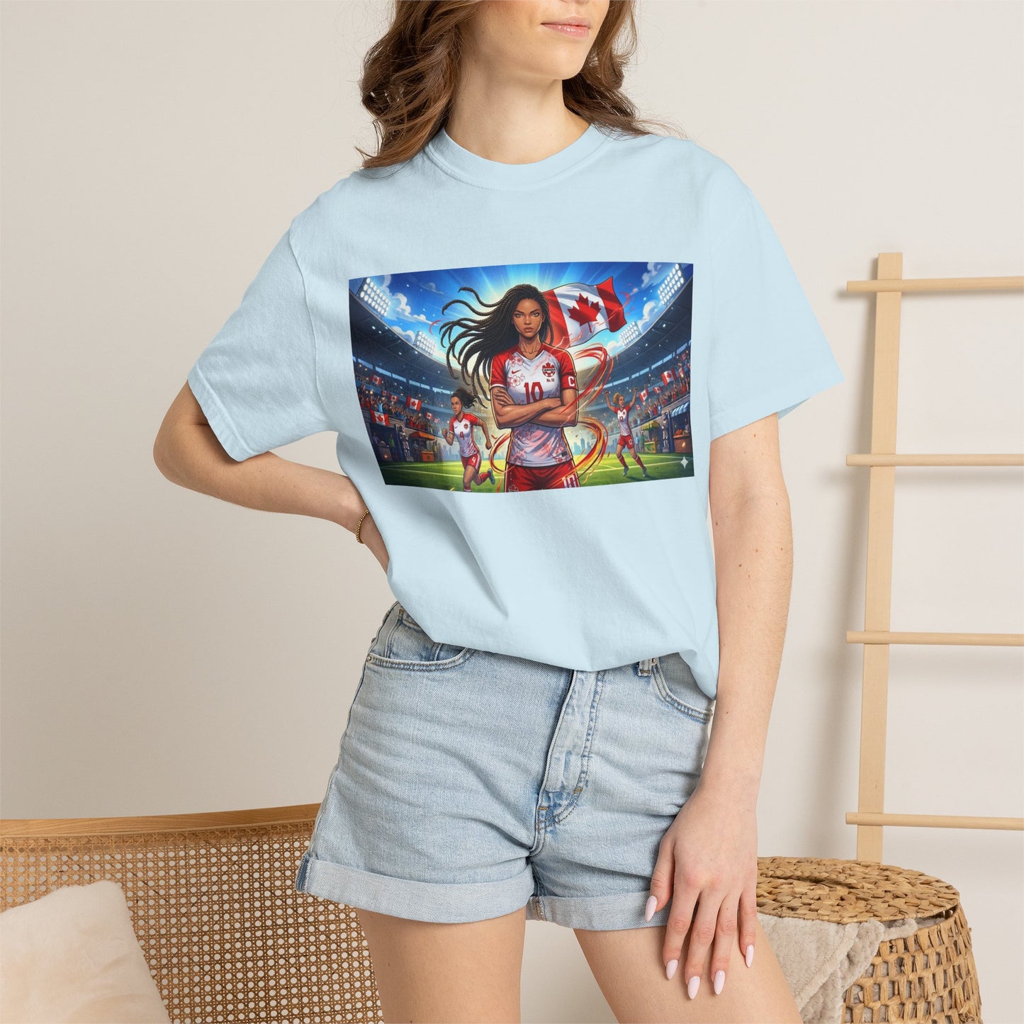 Soccer Star Canada T-Shirt — Women’s Team Jersey Graphic