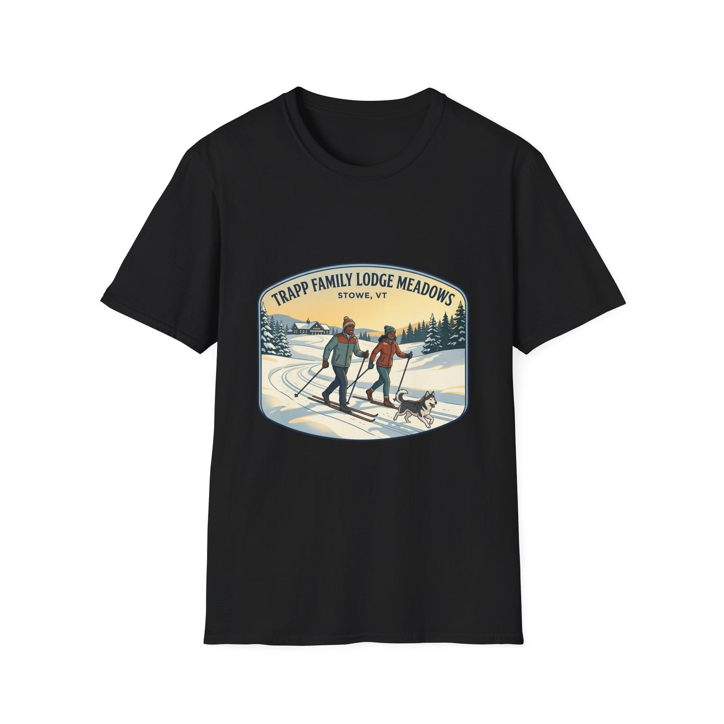 Trapp Family Lodge Meadows Skiing T-Shirt