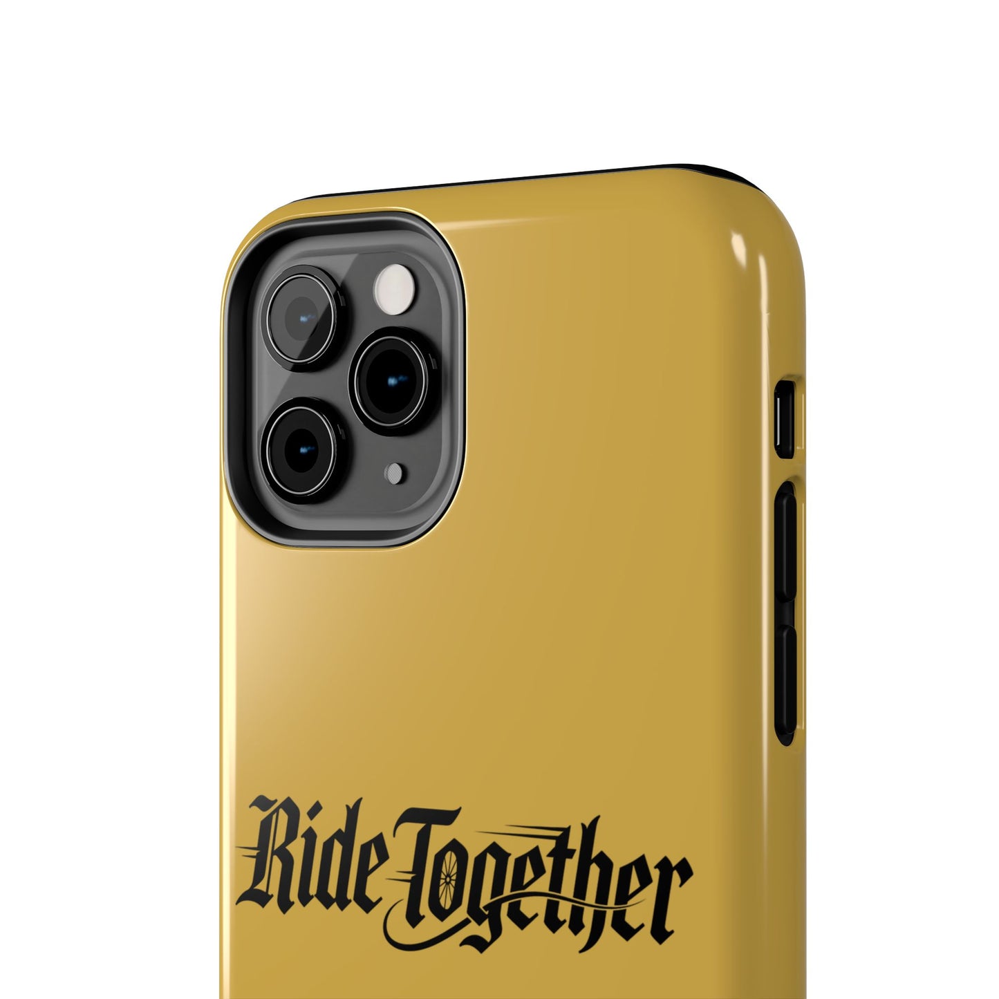 Ride Together Tough Phone Case — Durable Retro Script Protective Cover