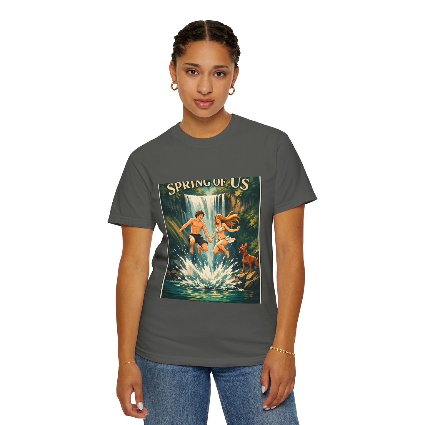 Vintage 'Spring of Us' Waterfall Graphic T-Shirt