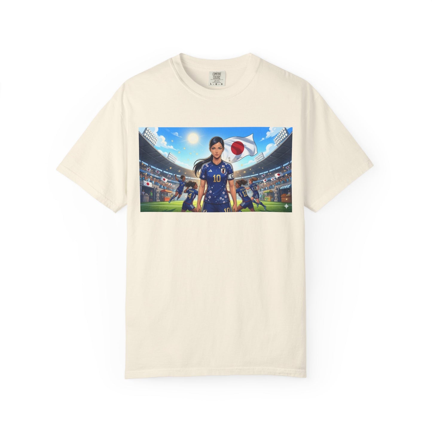 Soccer Player Japan T-Shirt — Japan Flag Soccer Fan Tee