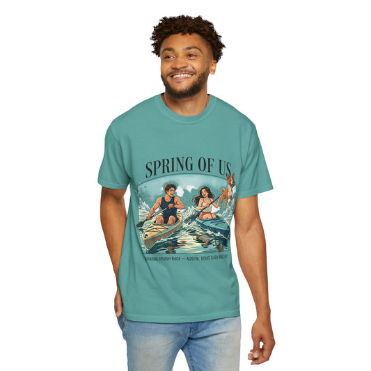 Spring of Us Kayaking T-Shirt — Retro Outdoor Adventure Tee