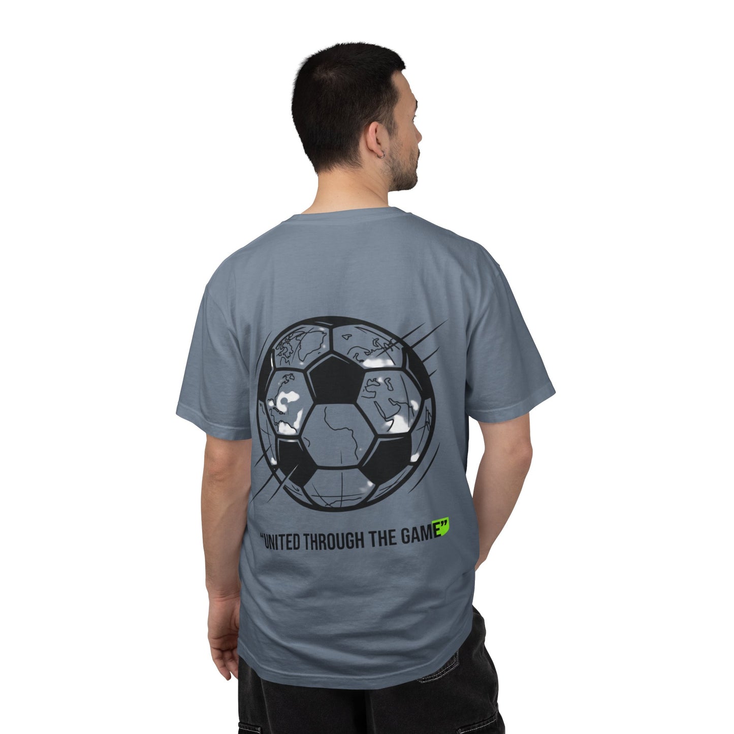 Soccer Unity T-Shirt — "United Through the Game" Graphic Tee