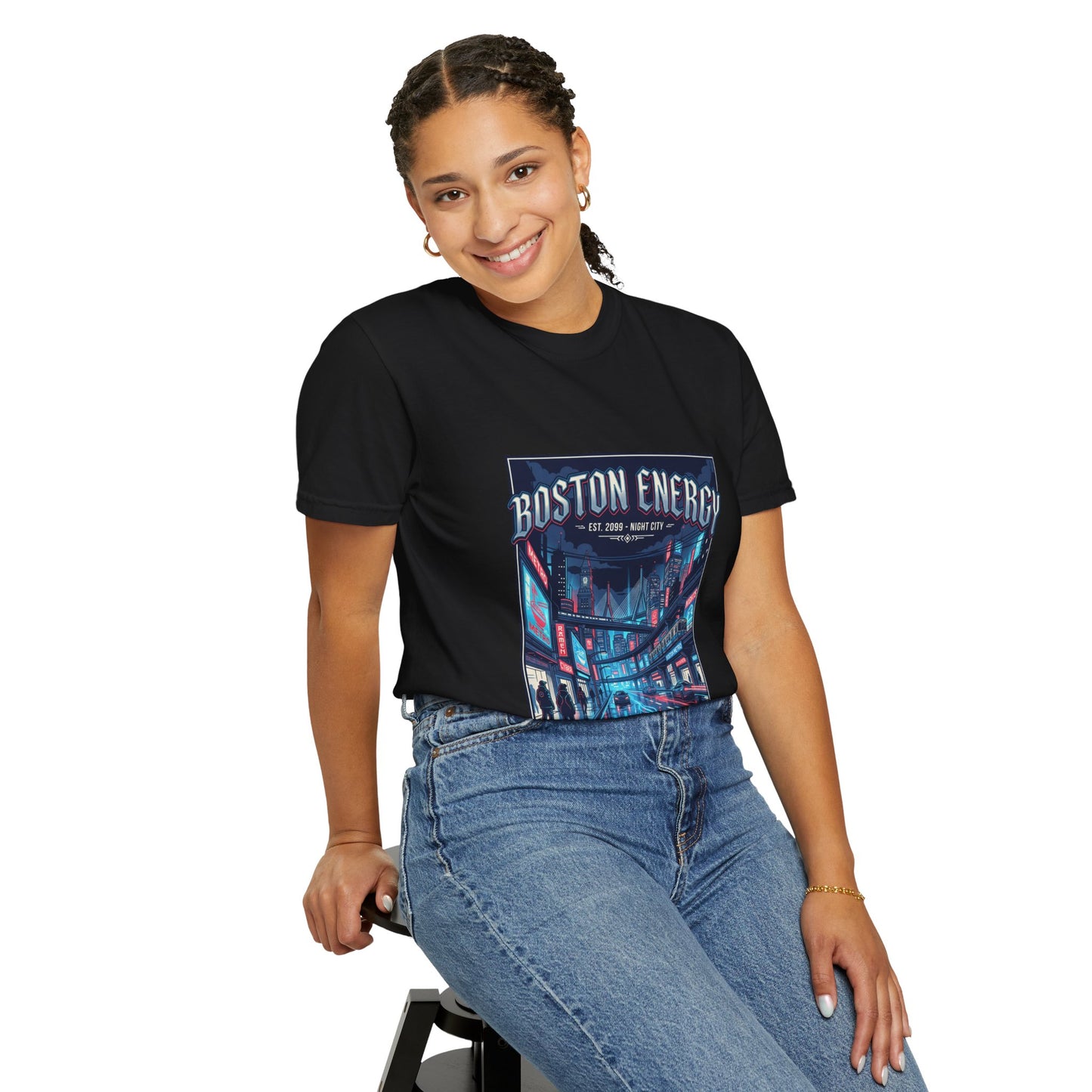 Boston Energy Graphic T-Shirt — Neon City Streetwear