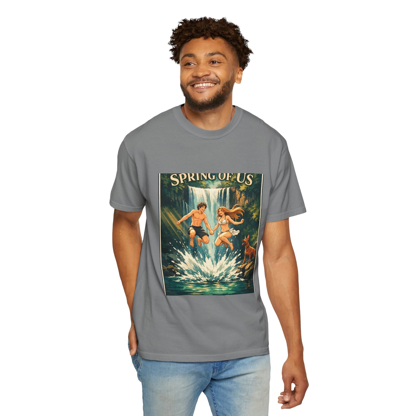Vintage 'Spring of Us' Waterfall Graphic T-Shirt