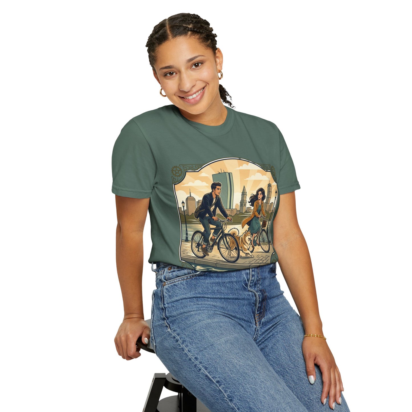 We Ride Together Bicycle Couple T-Shirt