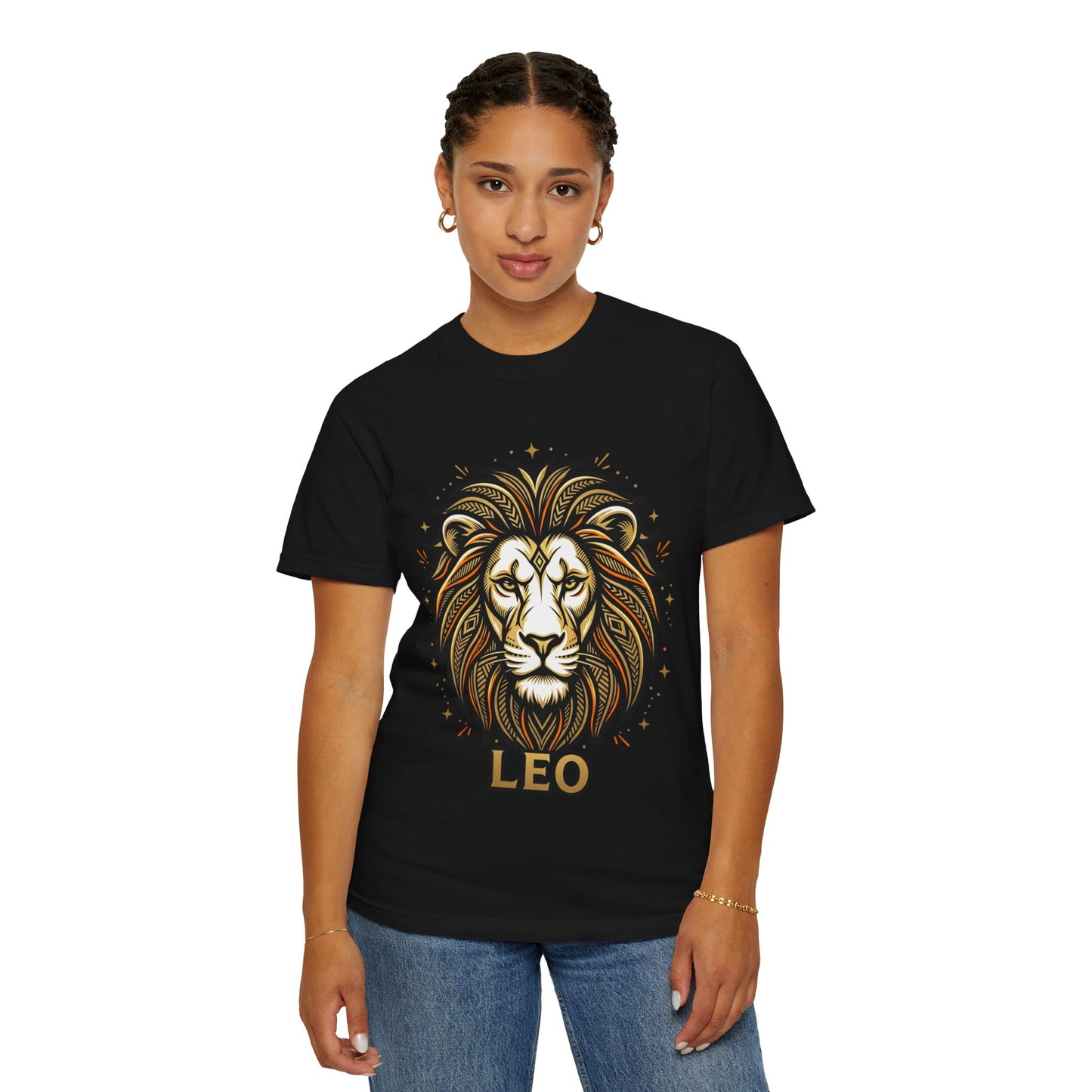 Leo Zodiac Lion T-Shirt — Bold Astrology Graphic Tee