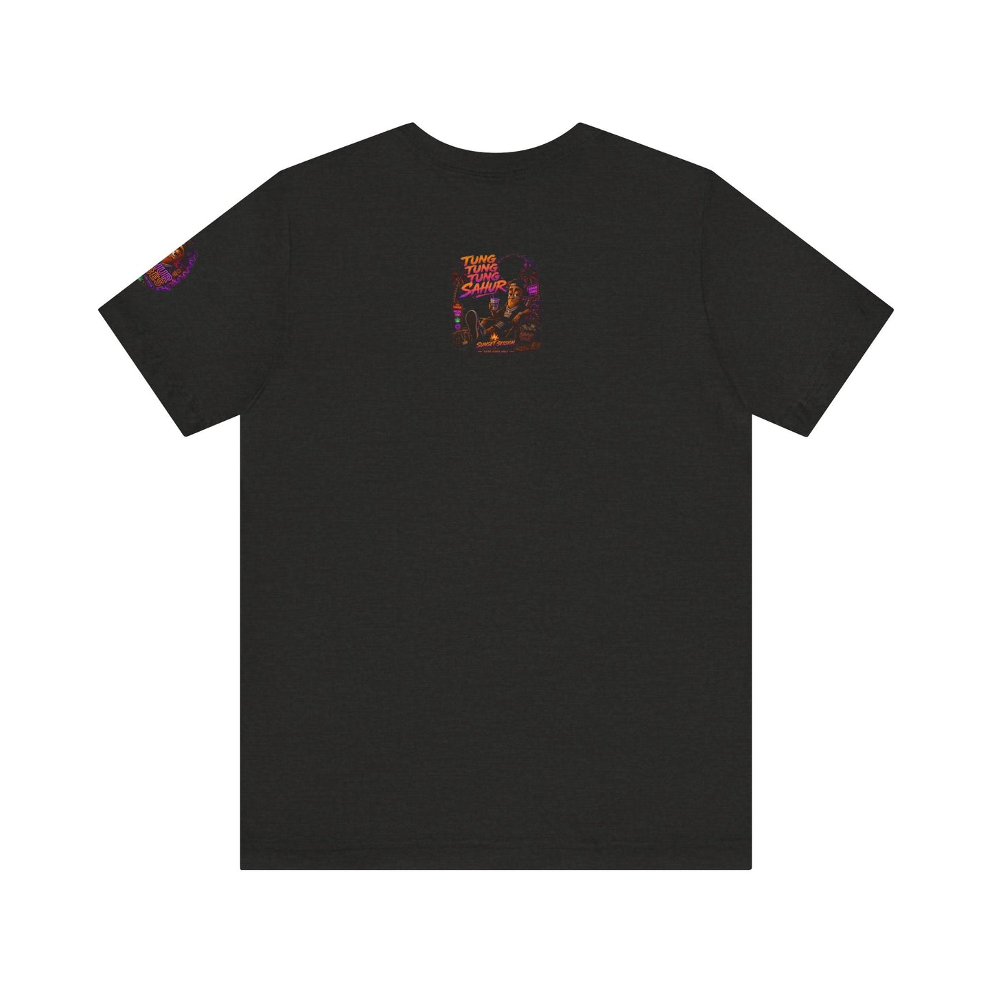 Tung Tung Tung Sahur Laid-Back Nightlife Graphic Tee — "Things Take Time" Urban Cartoon Design