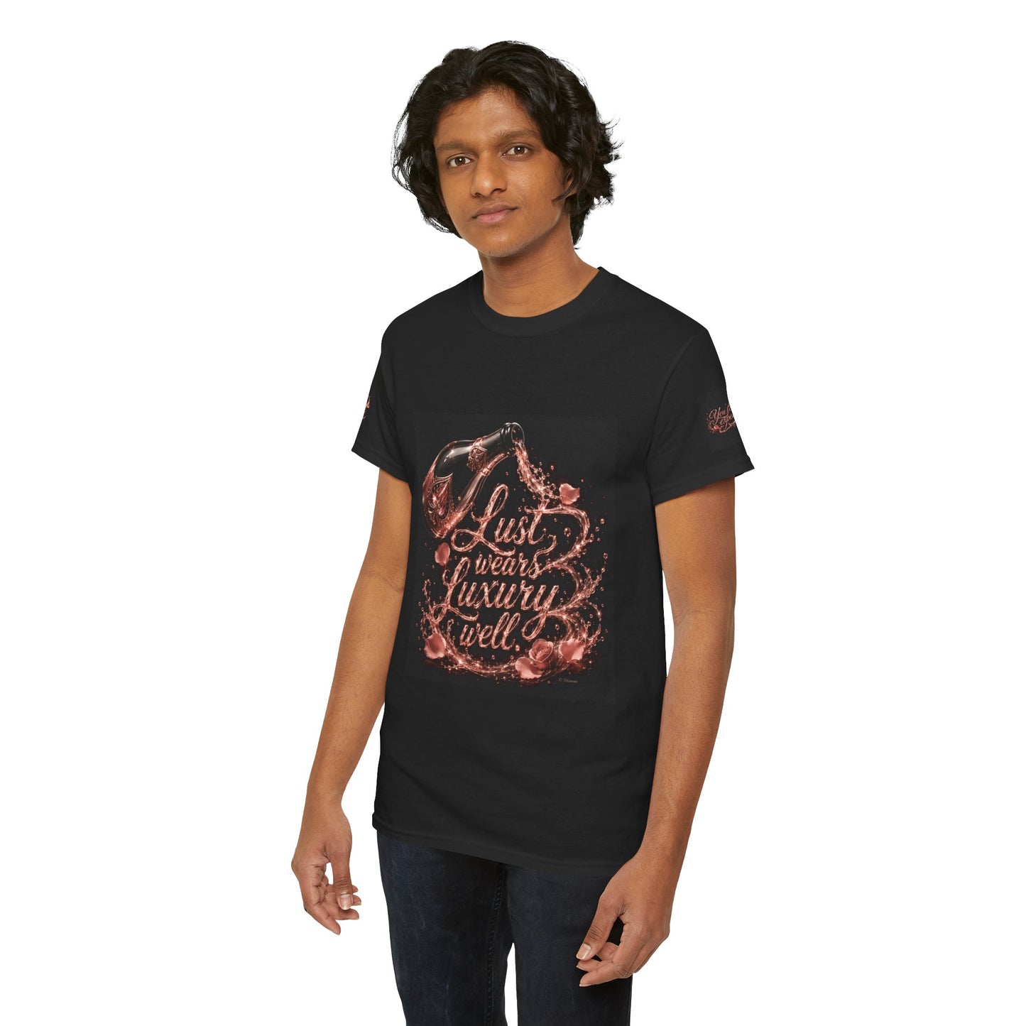 Lust Treats Luxury Well T-Shirt – Vintage Script Graphic Tee