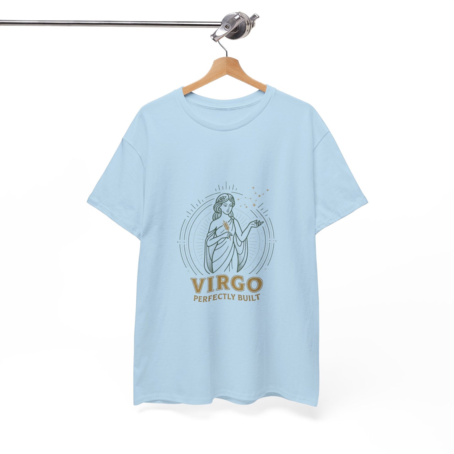 Virgo 'Perfectly Built' Zodiac T-Shirt — Astrology Graphic Tee