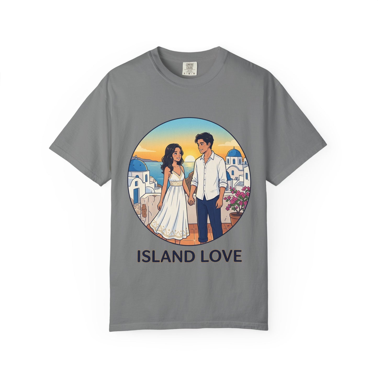 Island Love T-Shirt — Romantic Couples Vacation Tee