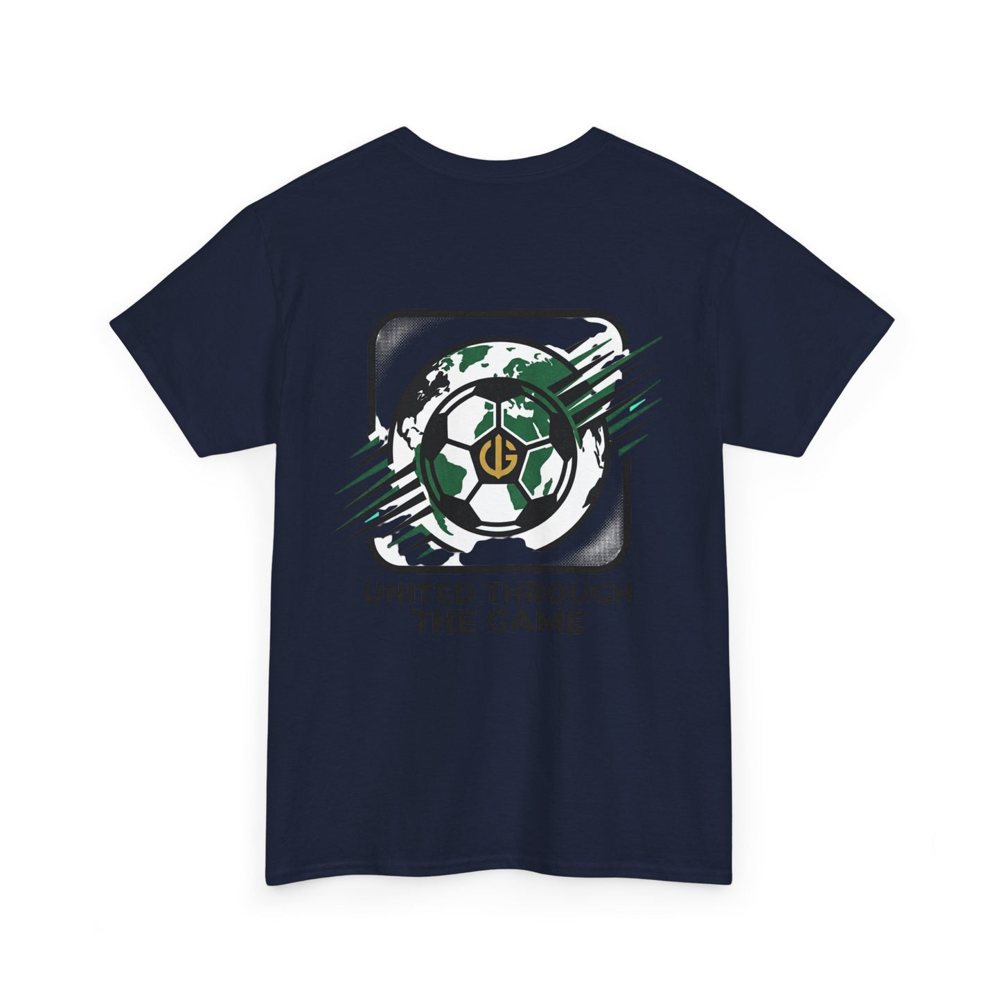 Soccer T-Shirt — "United Through the Game" Graphic Tee