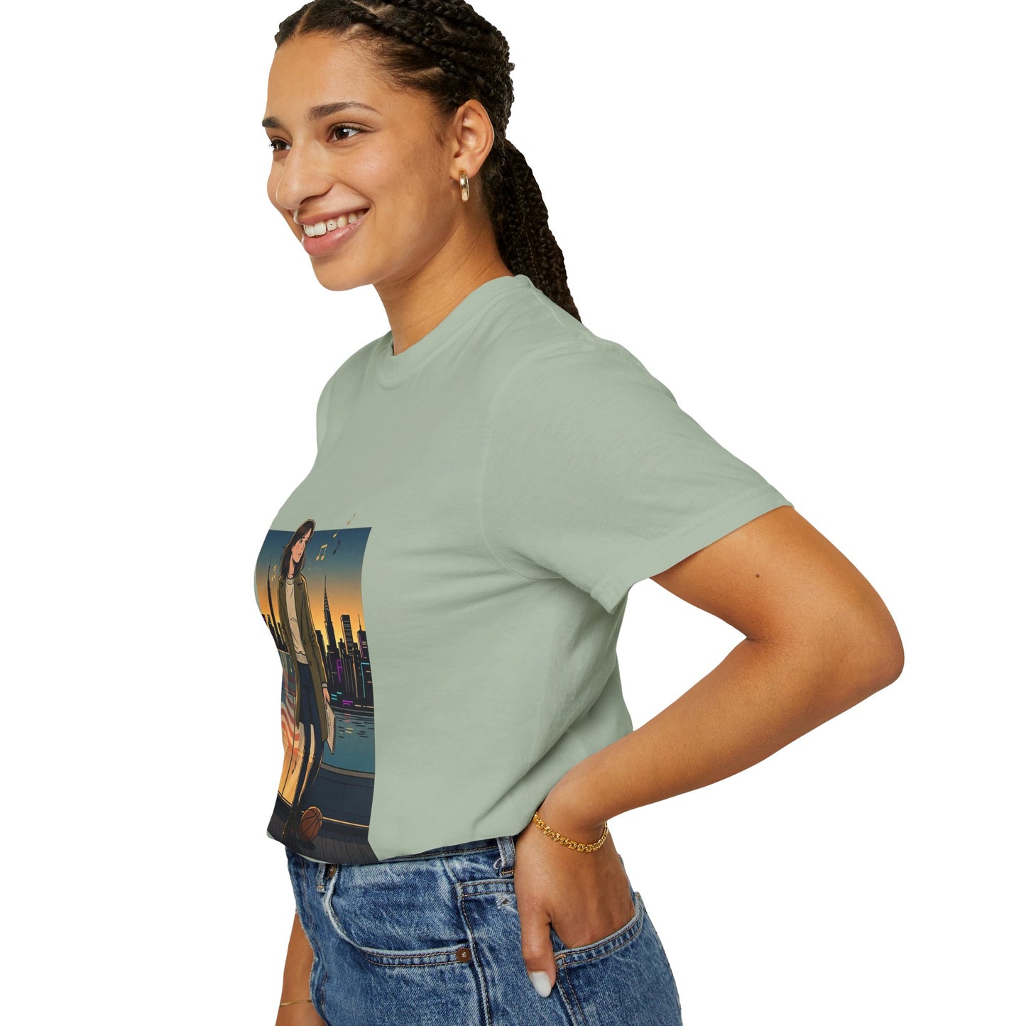 GLOBAL ENERGY: HER CITY, HER STORY— City Sunset Graphic T-Shirt