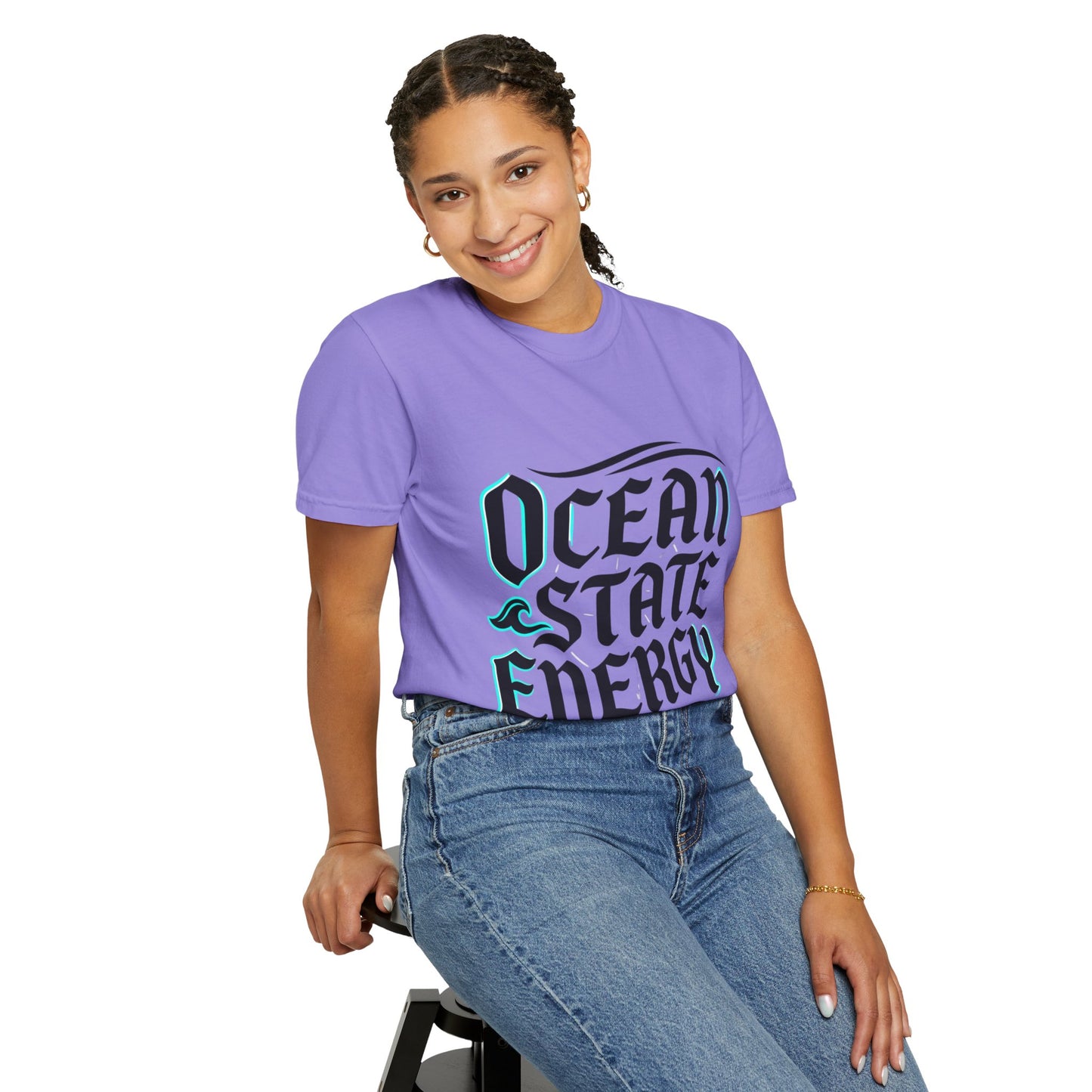 Ocean State Energy T-Shirt — Nautical Script Graphic Tee