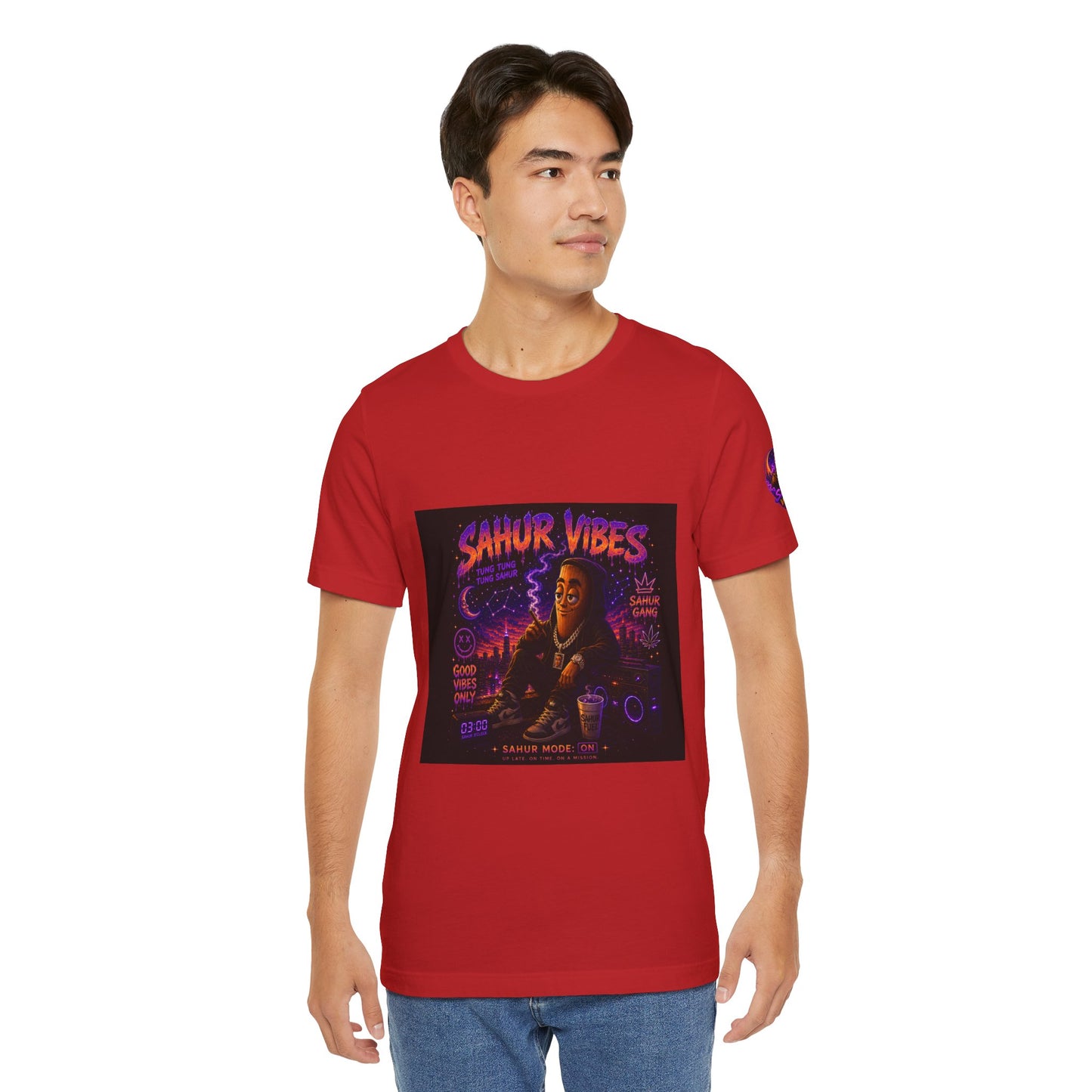 Tung Tung Tung Sahur SOLO Night Smoke DOLO Tee — Urban Chill Cartoon Design