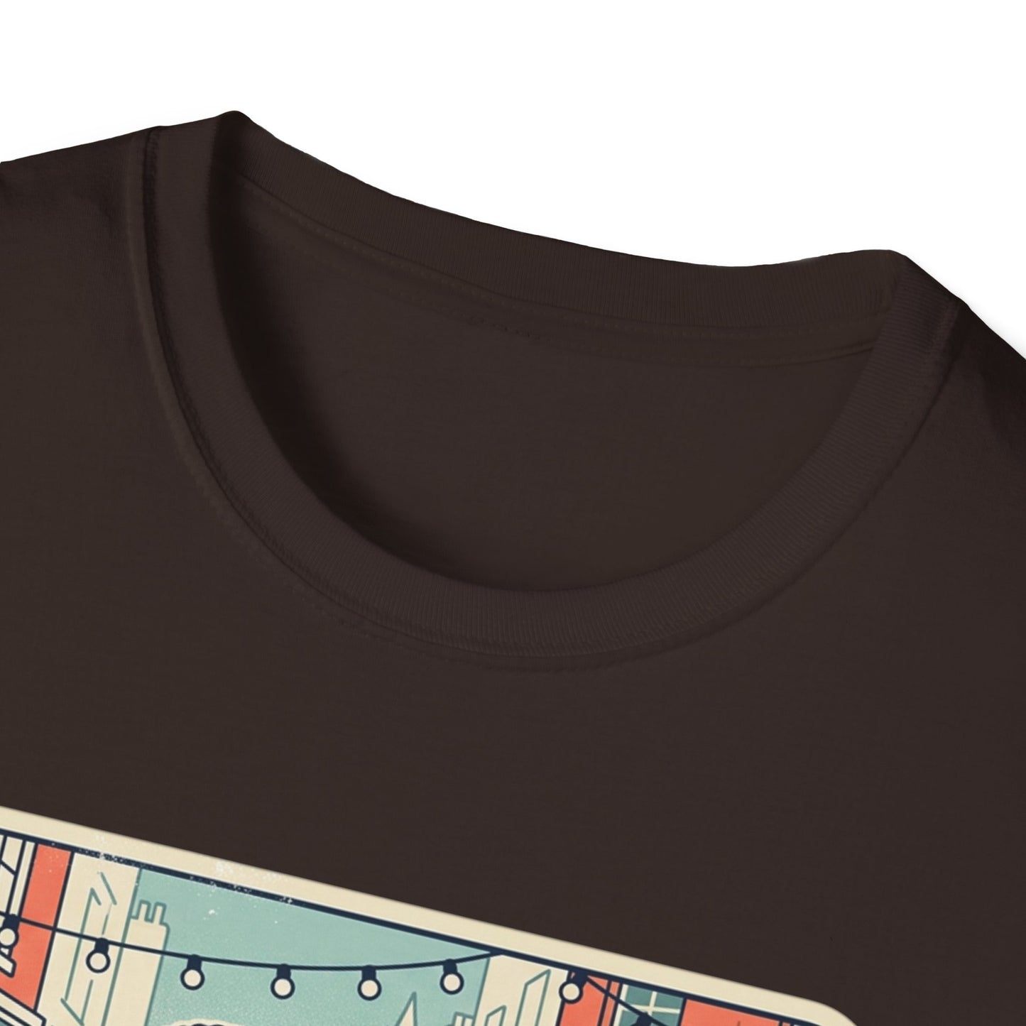 Flower Market Date — London T-Shirt — Retro Couple Floral Market Graphic Tee