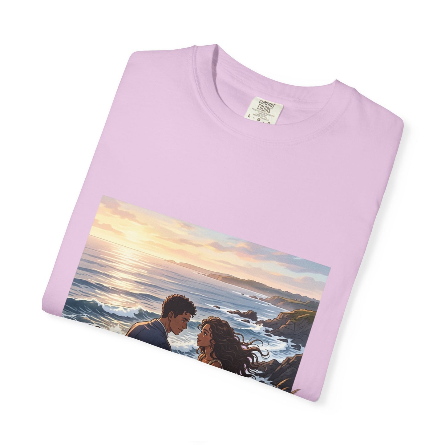 Romantic Sunset Beach Couple T-Shirt